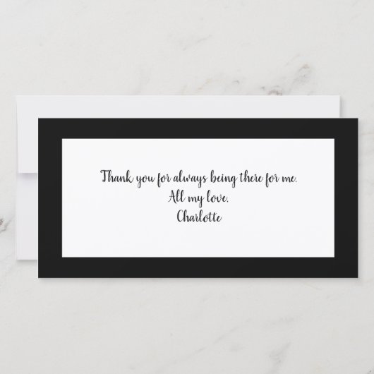 Carte de Fête des pères de devis de fille photo (Dos)