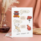 carte de fête des pères de facturation personnalis