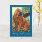 Carte de fête des pères de limier (Fleur jaune)