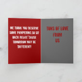 Carte de Fête des pères de meilleur papa dans le m (Intérieur)