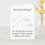 Carte de Fête des pères de pêche (Fleur jaune)