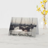 Carte de Fête des pères de pêche (Fleur jaune)