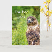 Carte de fête des pères de regard de papa (Fleur jaune)