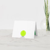 Carte de Fête des pères de Tennis Papa (Dos)