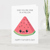 Carte de Fête des pères de touron de fruits de pas (Devant)