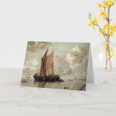 Carte de Fête des pères des navires (Fleur jaune)