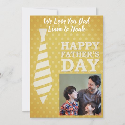 Carte de Fête des pères des points d'or de la Crav (Devant)