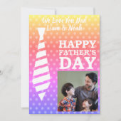 Carte de Fête des pères des points funky de la Cra (Devant)