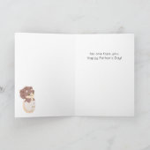 Carte de Fête des pères Dinosaur amusante (Intérieur)