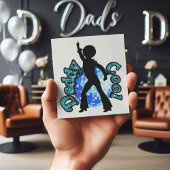 CARTE de Fête des Pères Disco Danse Papa Cool