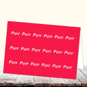 Carte de fête des pères du chat