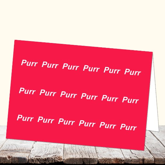 Carte de fête des pères du chat