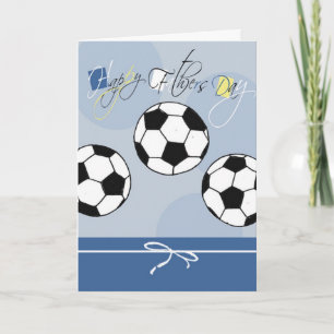 Carte de fête des pères du football