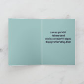Carte de fête des pères éditables avec ours panda  (Intérieur)