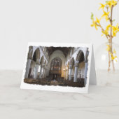 Carte de fête des pères - église de Framlingham (Fleur jaune)