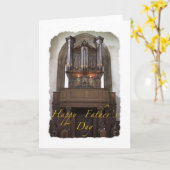 Carte de fête des pères - Framlingham (Fleur jaune)