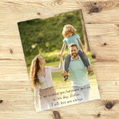 Carte de Fête des pères Gold Foil