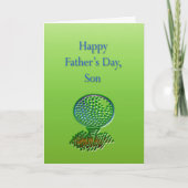 Carte de Fête des pères Golf Son (Devant)