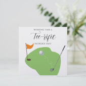 Carte de Fête des pères Golf Tee-rific (Debout devant)