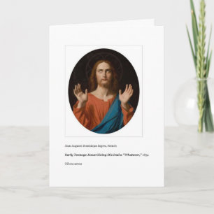 CARTE DE FÊTE DES PÈRES JESUS POUR ADOLESCENTS DE