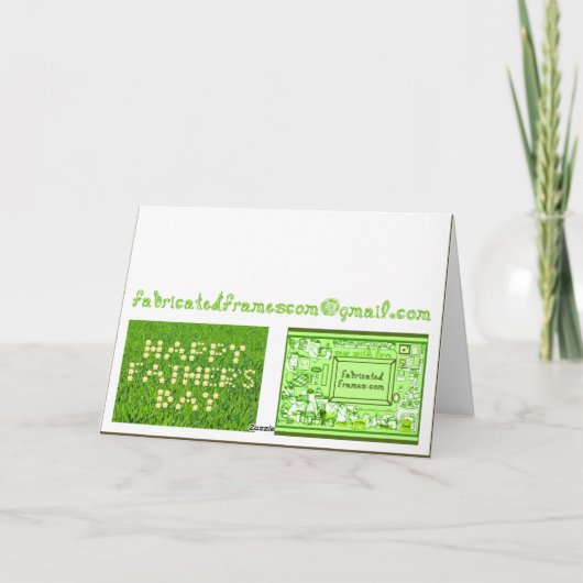 Carte de fête des pères joyeux Police à imprimer (Dos)