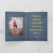 Carte de Fête des pères maritime (Intérieur)