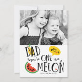 Carte de Fête des pères Melon Dad (Devant)