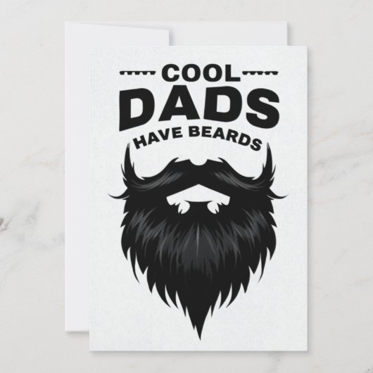 Carte de Fête des pères monochromatique minimalist (Devant)