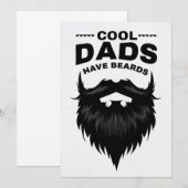 Carte de Fête des pères monochromatique minimalist (Devant / Derrière)