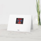 Carte de Fête des pères organiste satirique (Dos)