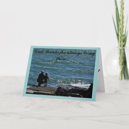 Carte de Fête des pères papa (Devant)