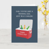 Carte de Fête des pères papa cool (Fleur jaune)