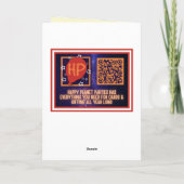 Carte de Fête des pères papa géniale (Dos)