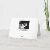 Carte de Fête des pères papa première fois (Dos)