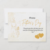 Carte de Fête des pères personnalisée (Devant)