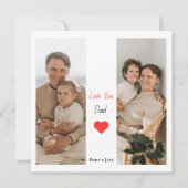 Carte de Fête des pères personnalisée (Devant)