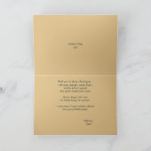 Carte de Fête des pères personnalisée avec verso d (Intérieur)