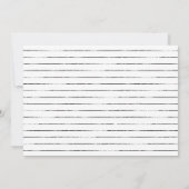 Carte de Fête des pères photo à script blanc (Dos)