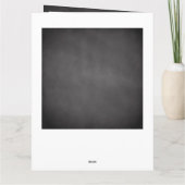 Carte de Fête des pères photo Chalk 4 de Son Admir (Dos)