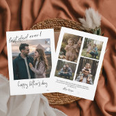 carte de Fête des pères photo collage