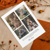 carte de Fête des pères photo collage