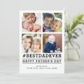 Carte de Fête des pères photo Instagrammed 4 (Debout devant)