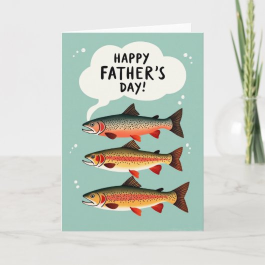 Carte de Fête des Pères Poisson (Devant)