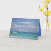 Carte de fête des pères pour Step Dad (Fleur jaune)