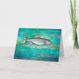 Carte de Fête des pères Rainbow Trout
