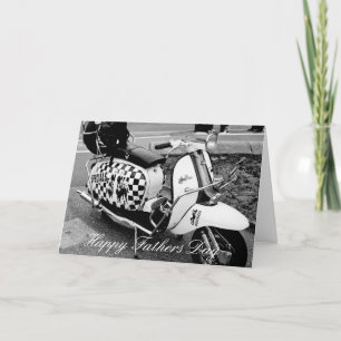 CARTE DE FÊTE DES PÈRES SCOOTER SPÉCIALES