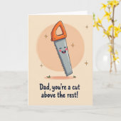 Carte de Fête des Pères Smiling Tool (Fleur jaune)