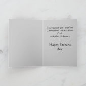 Carte de Fête des pères Sunset Happy (Intérieur)