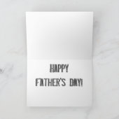 Carte de Fête des pères Trump amusante (Intérieur)