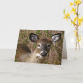 Carte de Fête des pères Young Deer (Fleur jaune)